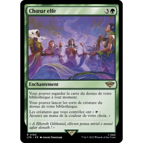 (Foil) Verte - Chœur elfe (R) [LTR]
