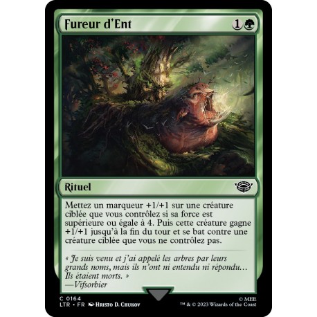 (Foil) Verte - Fureur d'Ent (C) [LTR]