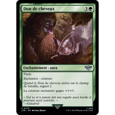 (Foil) Verte - Don de cheveux (U) [LTR]