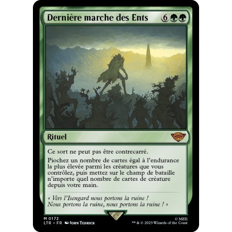 (Foil) Verte - Dernière marche des Ents (M) [LTR]