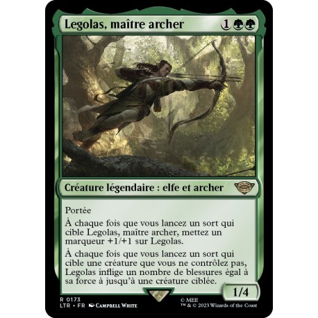 (Foil) Verte - Legolas, maître archer (R) [LTR]
