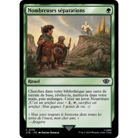 (Foil) Verte - Nombreuses séparations (C) [LTR]