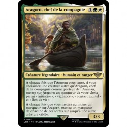 (Foil) Multicolore - Aragorn, chef de la compagnie (R) [LTR]