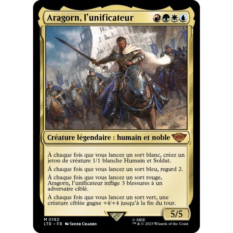 (Foil) Multicolore - Aragorn, l'unificateur (M) [LTR]