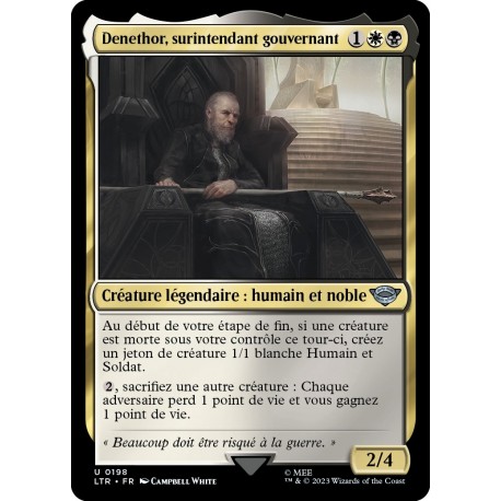 (Foil) Multicolore - Denethor, surintendant gouvernant (U) [LTR]