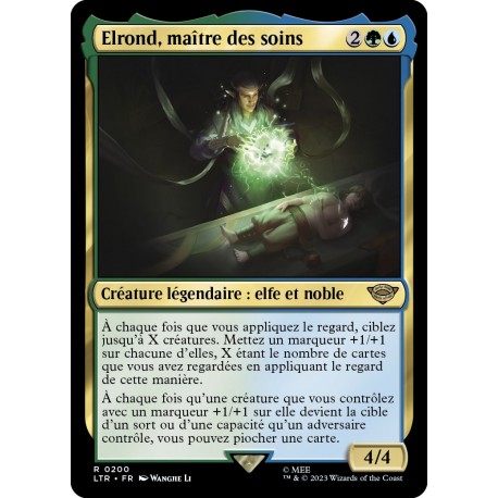 (Foil) Multicolore - Elrond, maître des soins (R) [LTR]