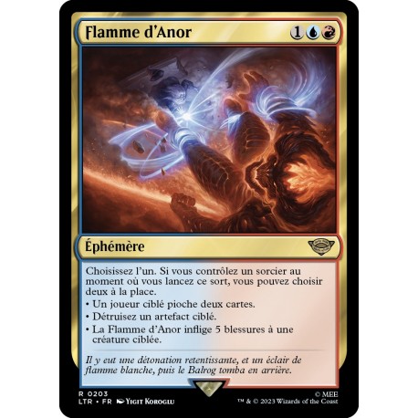 (Foil) Multicolore - Flamme d'Anor (R) [LTR]