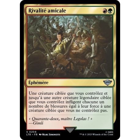 (Foil) Multicolore - Rivalité amicale (U) [LTR]