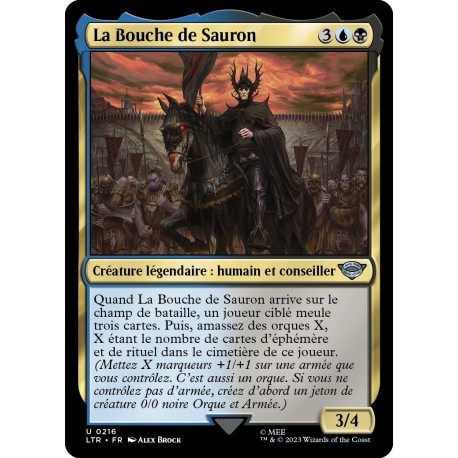 (Foil) Multicolore - La Bouche de Sauron (U) [LTR]