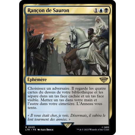 (Foil) Multicolore - Rançon de Sauron (R) [LTR]
