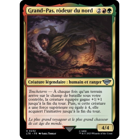 (Foil) Multicolore - Grand-Pas, rôdeur du nord (U) [LTR]