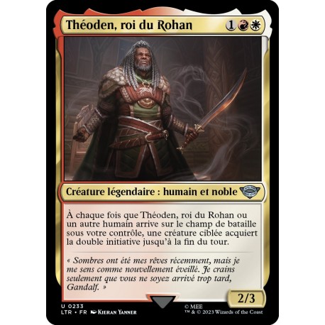 (Foil) Multicolore - Théoden, roi du Rohan (U) [LTR]