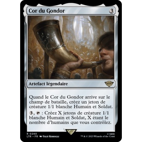 (Foil) Artefact - Cor du Gondor (R) [LTR]