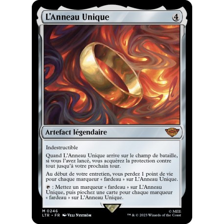 (Foil) Artefact - L'Anneau Unique (M) [LTR]