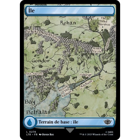 (Foil) Terrain - Île (V3) (L) [LTR]