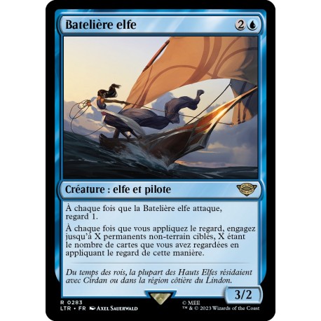(Foil) Bleue - Batelière elfe (R) [LTR]