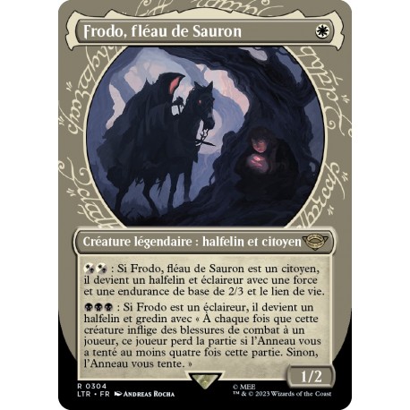 (Foil) Blanche - (SC) Frodo, fléau de Sauron (R) [LTR]