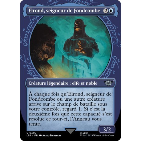 (Foil) Bleue - (SC) Elrond, seigneur de Fondcombe (U) [LTR]