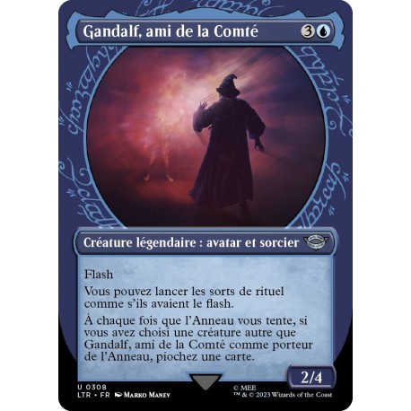 (Foil) Bleue - (SC) Gandalf, ami de la Comté (U) [LTR]