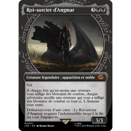 (Foil) Noire - (SC) Roi-sorcier d'Angmar (M) [LTR]