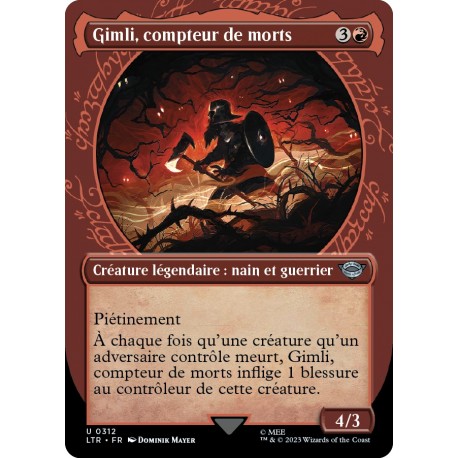 (Foil) Rouge - (SC) Gimli, compteur de morts (U) [LTR]