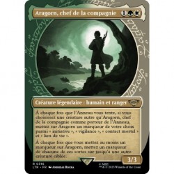 (Foil) Multicolore - (SC) Aragorn,  chef de la compagnie (R) [LTR]