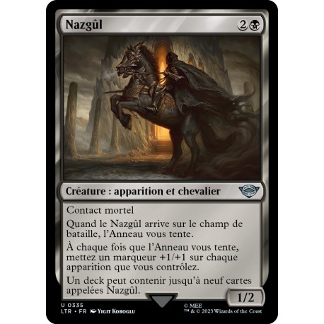 (Foil) Noire - Nazgûl (V5) (U) [LTR]
