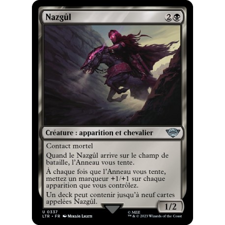 (Foil) Noire - Nazgûl (V7) (U) [LTR]