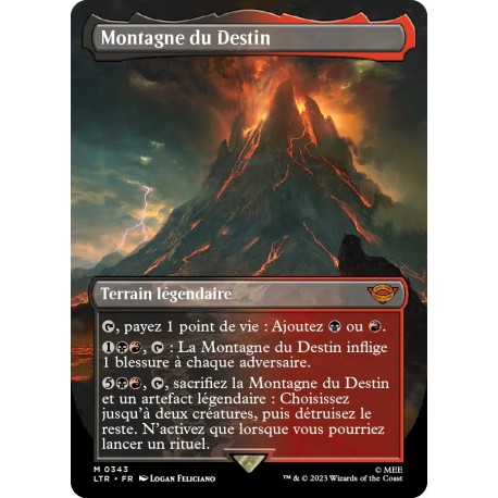 (Foil) Terrain - (BL) Montagne du Destin (M) [LTR]