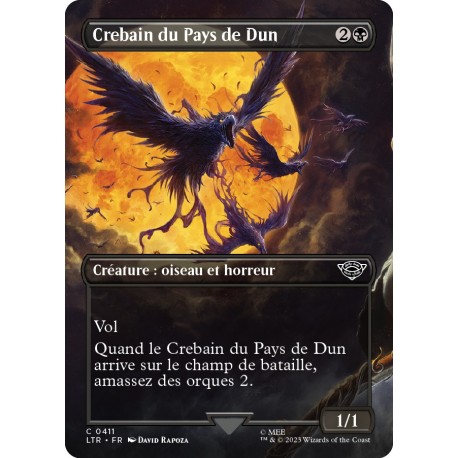 (Foil) Noire - (BL) Crebain du Pays de Dun (C) [LTR]