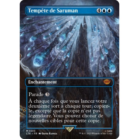(Foil) Bleue - (BL) Tempête de Saruman (M) [LTR]