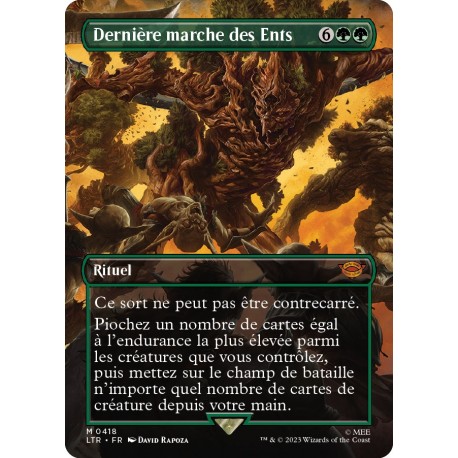 (Foil) Verte - (BL) Dernière marche des Ents (M) [LTR]
