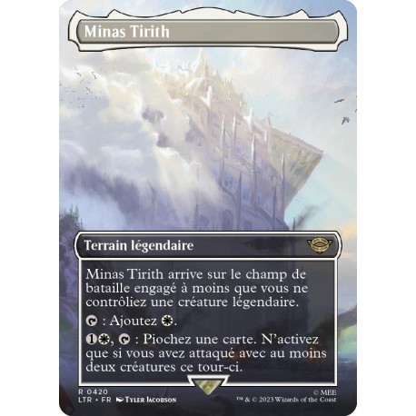 (Foil) Terrain - (BL) Minas Tirith (V2) (R) [LTR]