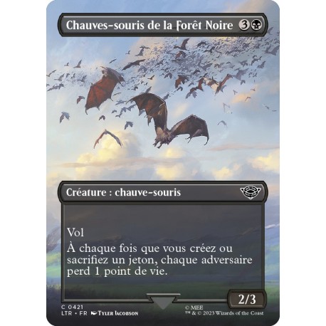 (Foil) Noire - (BL) Chauves-souris de la Forêt Noire (C) [LTR]