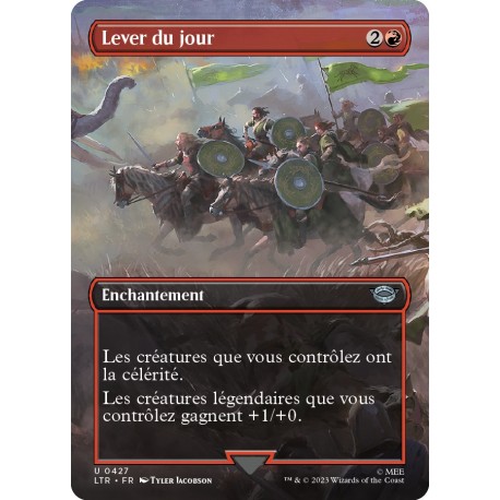 (Foil) Rouge - (BL) Lever du jour (U) [LTR]