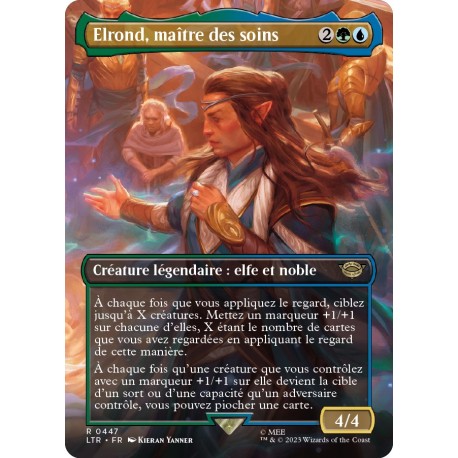 (Foil) Multicolore - (BL) Elrond, maître des soins (R) [LTR]