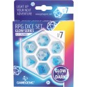 Set de dés jeu rôle Fluorescent - Couleur : Icy Crumbs - GameGenic