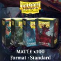 100 Sleeves MATTE - Format Standard - Dragon Shield protèges-cartes