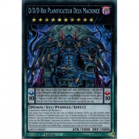D/D/D Roi Planificateur Deus Machinex (PSE) [MP23]