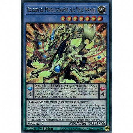 Dragon du Pendulegraphe aux Yeux Impairs (UR) [MP23]