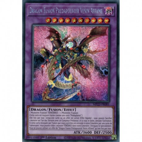 Dragon Fusion Prédapouvoir Venin Affamé (PSE) [MP23]