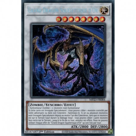 Grand Dragon Squelettique d'Or (PSE) [MP23]
