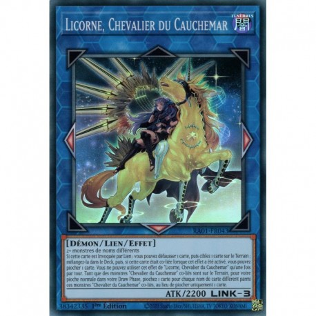 Licorne, Chevalier du Cauchemar (V2) (SR) [RA01]