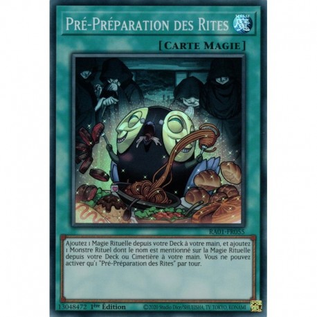 Pré-Préparation des Rites (CR) [RA01]