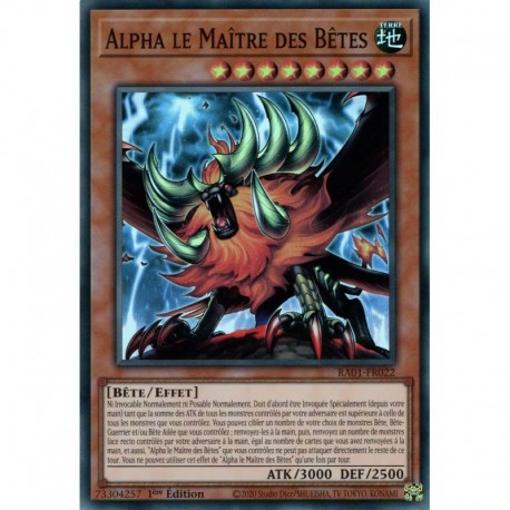 Alpha le Maître des Bêtes (QCSE) [RA01]