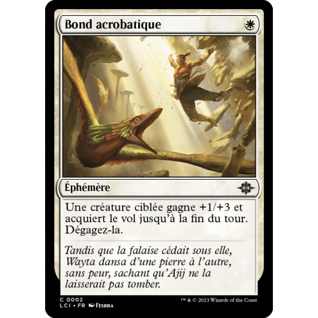 (Foil) Blanche - Bond acrobatique (C) [LCI]
