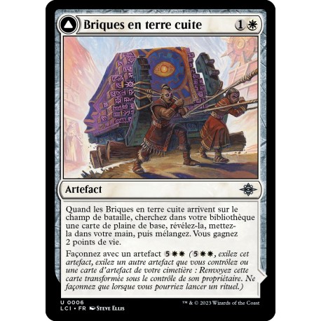 (Foil) Blanche - Briques en terre cuite (U) [LCI]