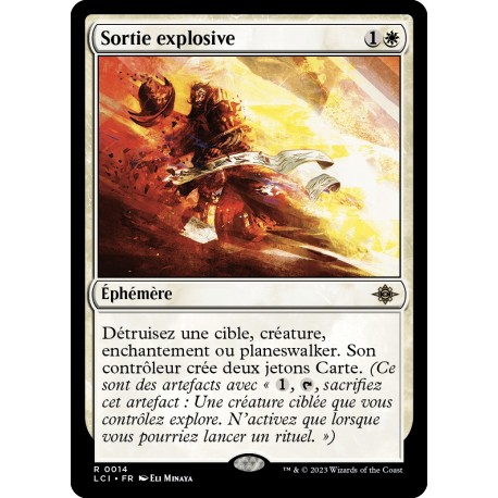 (Foil) Blanche - Sortie explosive (R) [LCI]
