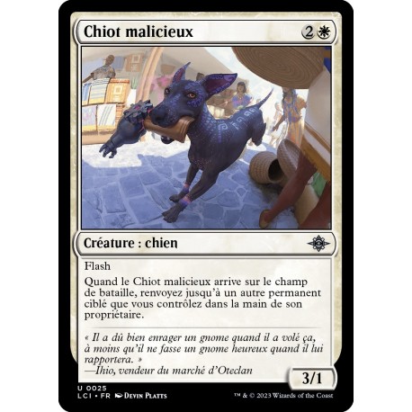 (Foil) Blanche - Chiot malicieux (U) [LCI]