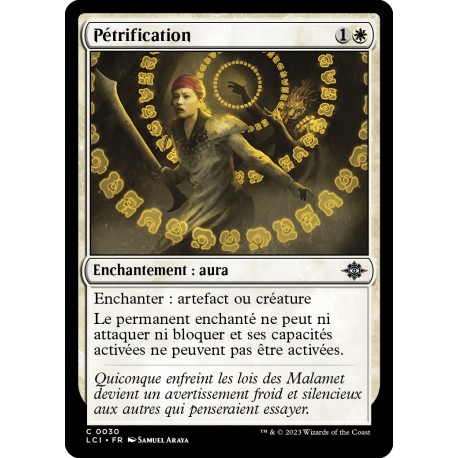 (Foil) Blanche - Pétrification (C) [LCI]